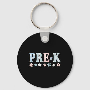 Pre-k First Day Of School Preschool Teacher Studen Keychain
