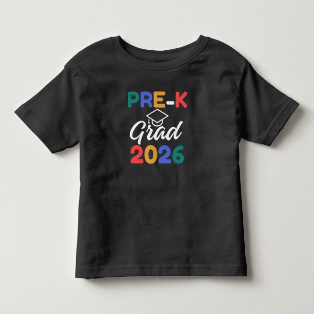  Pre-K Grad  Toddler T-shirt (Front)