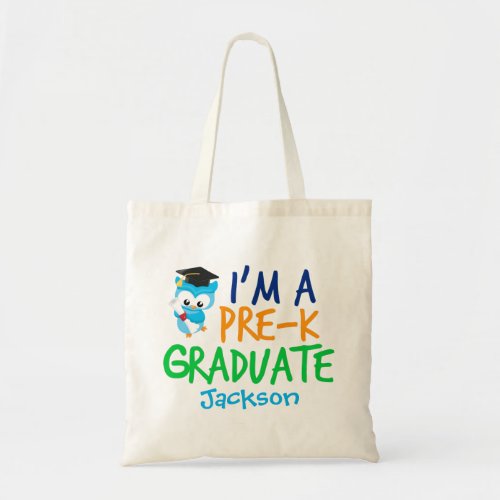 Pre_K Graduate Cute Custom Preschool Graduation Tote Bag