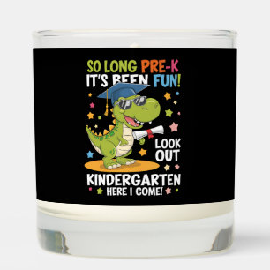 Pre K Graduate Kindergarten Dinosaur T Rex Scented Candle