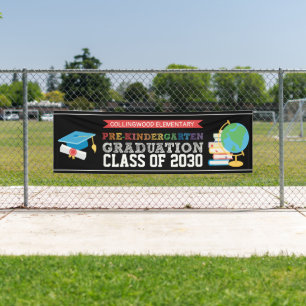 Pre-K Graduation Ceremony or Party Banner