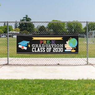 Pre-K Graduation Ceremony or Party Banner