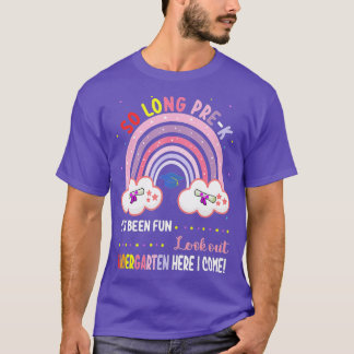 pre k Graduation class 2022 Graduate pre-k Rainbow T-Shirt