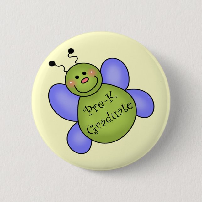 Pre-K Graduation Gifts Pinback Button (Front)