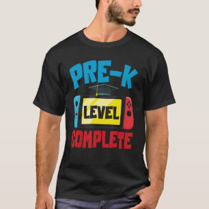 Pre K Graduation Level Complete Video Game Graduat T-Shirt