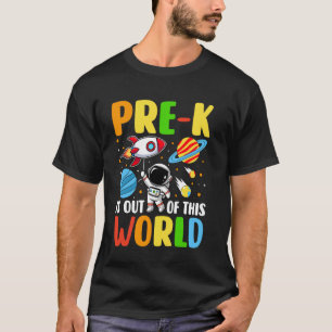 Pre-K Is Out Of This World 100th Day Of School Kid T-Shirt