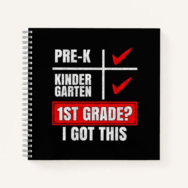 PRE-K KINDERGARTEN 1ST GRADE? I GOT THIS NOTEBOOK (Front)