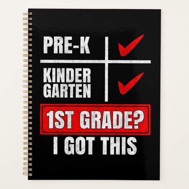 PRE-K KINDERGARTEN 1ST GRADE? I GOT THIS PLANNER (Front)
