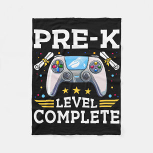Pre-k Level Complete Gamer Cl Of 2025 Graduation K Fleece Blanket