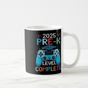 Pre-k Level Complete Video Gamer Boy Graduation  Coffee Mug