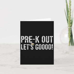 Pre-k Out Preschool Graduation 2025 Gifts Teacher Card