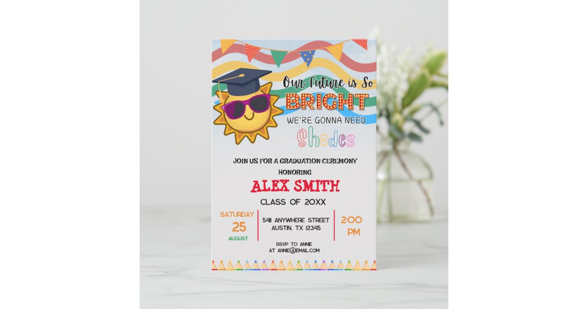 Pre K Preschool Graduation Ceremony Invitation | Zazzle