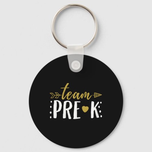 Pre_k Preschool Teacher Student Arrow  Keychain