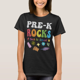 Pre-k Rocks Back to school Teacher and Student T-Shirt