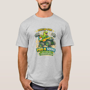 Pre-K Squad Dino Truck T-Shirt