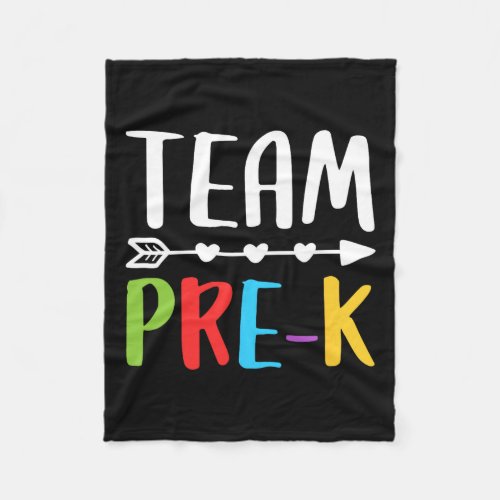 Pre_k Teacher Back To School  Fleece Blanket