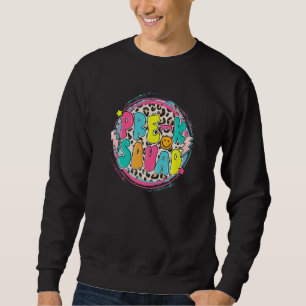 Pre-Kindergarten Squad Teacher Back To School Leop Sweatshirt