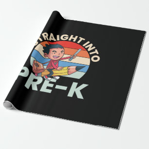 Pre Kindergarten Straight Into Pre Kindergarten Wrapping Paper