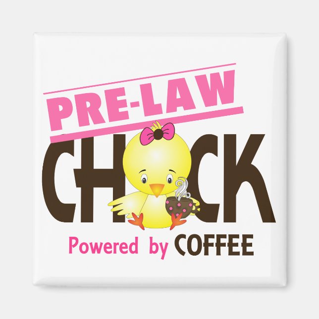 Pre-Law Chick 4 Magnet (Front)