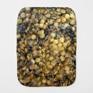Pre-Loaded Burp Cloth! Lentils! Baby Burp Cloth