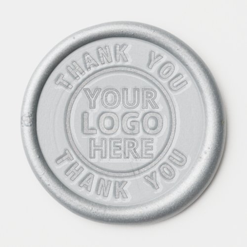 Pre Made Peel Stick Thank You Custom Business Logo Wax Seal Sticker