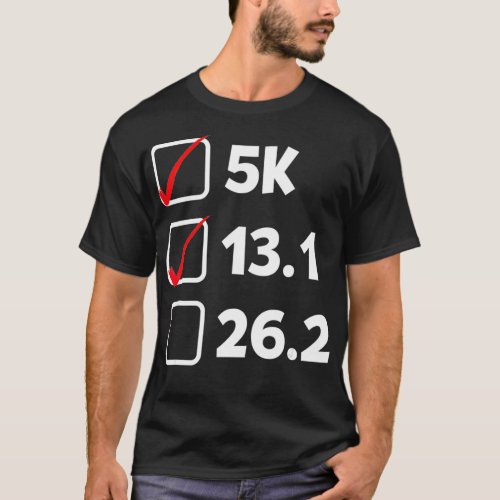 Pre Marathon Checklist Funny Running  T_Shirt