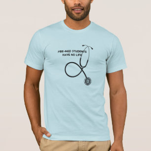Pre-Med Student Stethoscope Men's T-Shirt