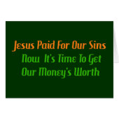 Pre-Paid Sin (Front Horizontal)