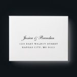 Pre-Printed Envelope with Return Address for RSVP<br><div class="desc">Envelopes pre-printed with return address for 3.5x5 RSVP cards. Designed to match our Modern Art Deco Wedding Collection.</div>