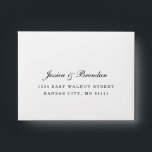 Pre-Printed Envelope with Return Address for RSVP<br><div class="desc">Envelopes pre-printed with return address for 3.5x5 RSVP cards. Designed to match our Modern Art Deco Wedding Collection.</div>