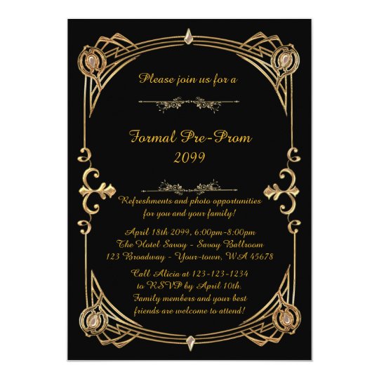 Pre Prom Invitation Wording 5