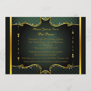 Pre-Prom invitation, Pre-Prom, Quinceanera,Sweet16 Invitation