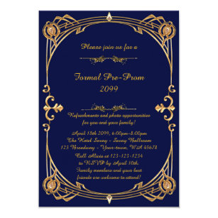 Pre Prom Invitations Zazzle