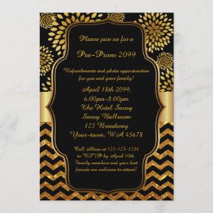 Pre-Prom invitation, Pre-Prom, Quinceanera,Sweet16 Invitation