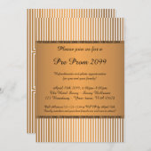 Pre-Prom invitation,Pre Prom, Quinceanera,VIP PASS Invitation (Front/Back)