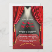 Pre-Prom invitation, Pre Prom,Red-Carpet,15th,16th Invitation (Front)