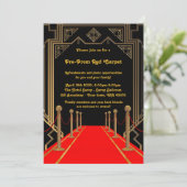 Pre-Prom invitation, Pre Prom,Red-Carpet,15th,16th Invitation (Standing Front)