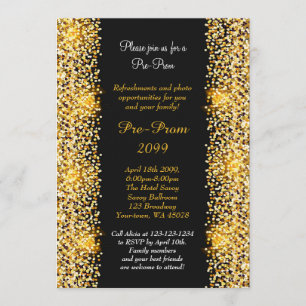 Pre Prom, Pre-Prom, Quinceanera, Sweet-sixteen, Invitation