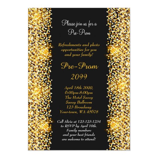 Pre Prom, Pre-Prom, Quinceanera, Sweet-sixteen, Invitation | Zazzle.com