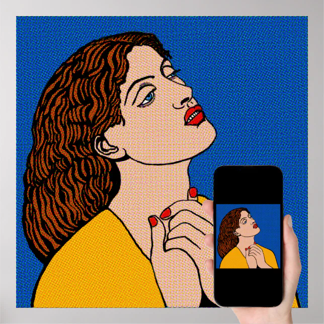 Pre-Raph Pop Grrl Poster | Zazzle