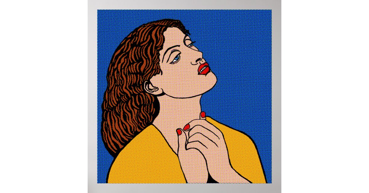 Pre-Raph Pop Grrl Poster | Zazzle