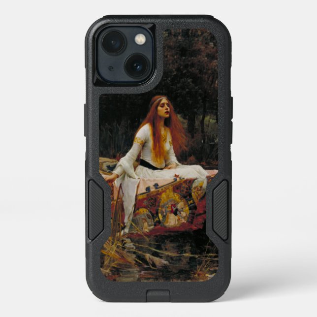 Pre-Raphaelite Art Lady of Shallot Otterbox iPhone Case (Back)