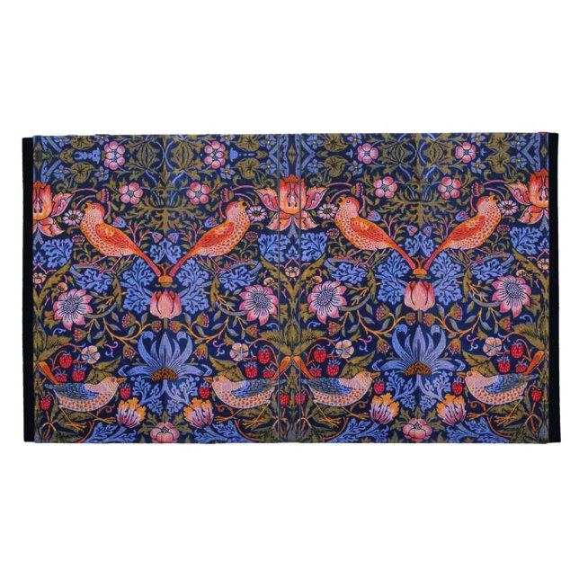 Pre-Raphaelite William Morris Strawberry Thief iPad Folio Cover (Opened)