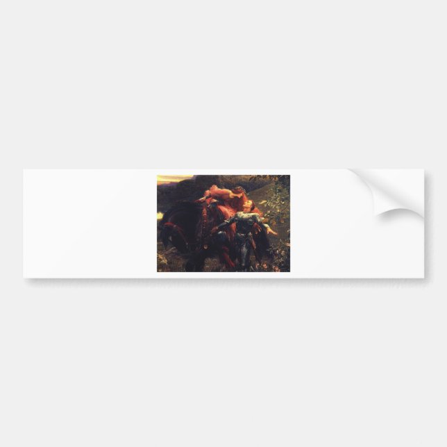 Pre Raphaelites - La Belle Dame Sans Merci Bumper Sticker (Front)