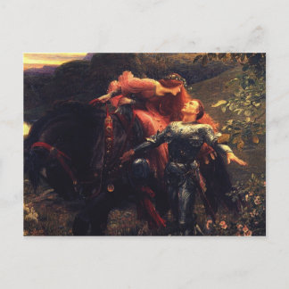 Pre Raphaelites - La Belle Dame Sans Merci Postcard