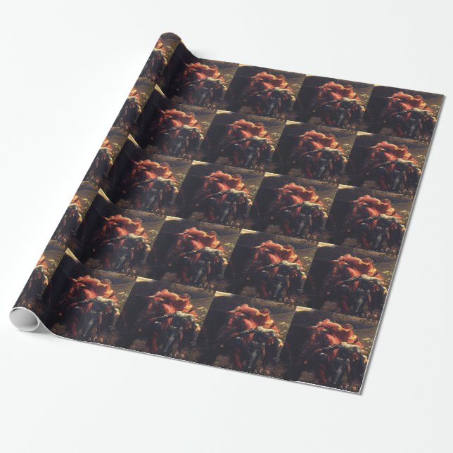Pre Raphaelites - La Belle Dame Sans Merci Wrapping Paper (Unrolled)