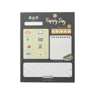 PRE-SCHOOL DAILY PLANNER notepad