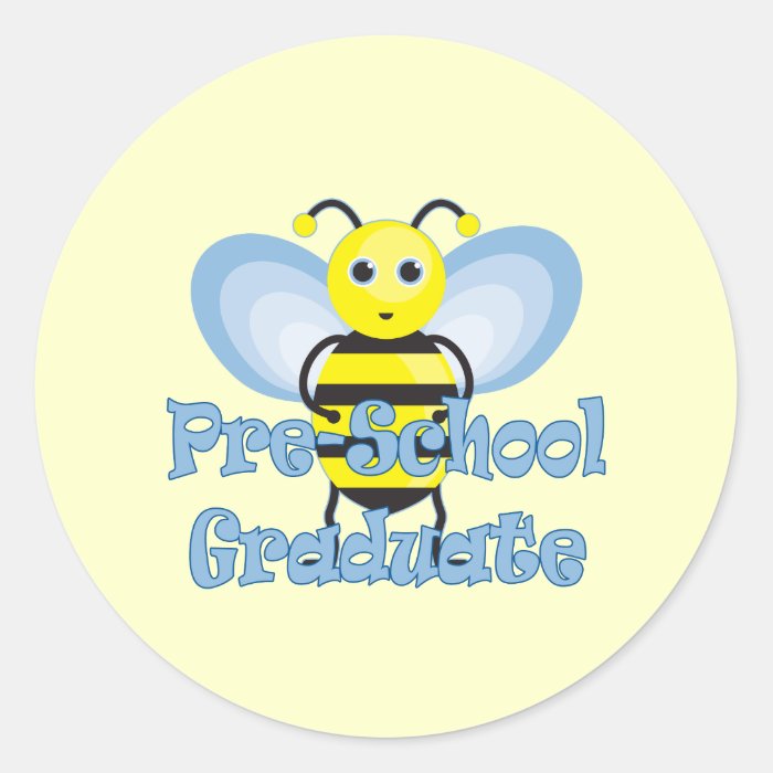 Pre School Graduation Gifts Round Stickers