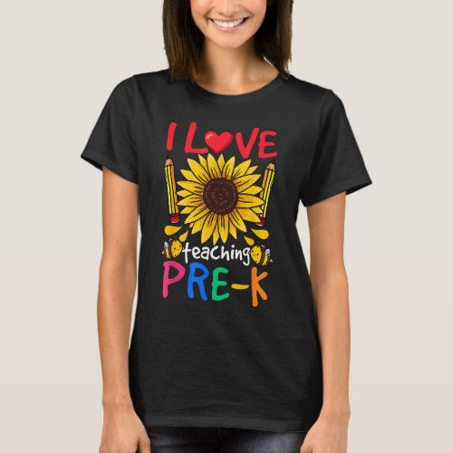 Pre School Teacher Pre K Teacher Funny Gift T_Shirt