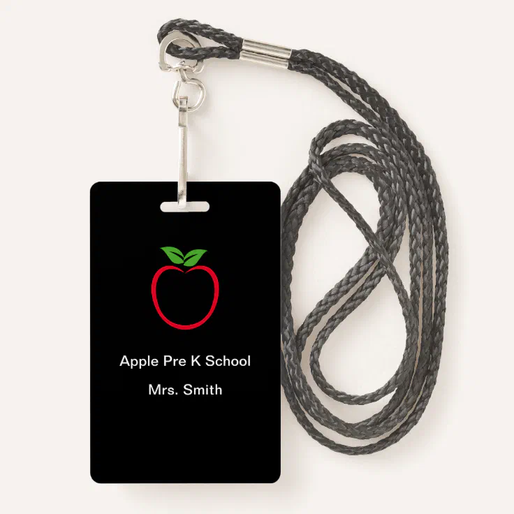 Pre School Teacher Template Badge | Zazzle